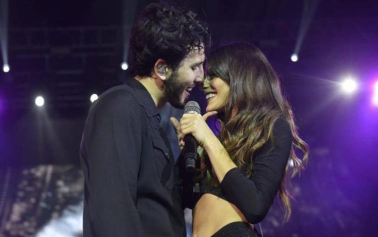 ¿Se confirma el romance? Sebastián Yatra besa a Tini Stoessel en concierto en Argentina