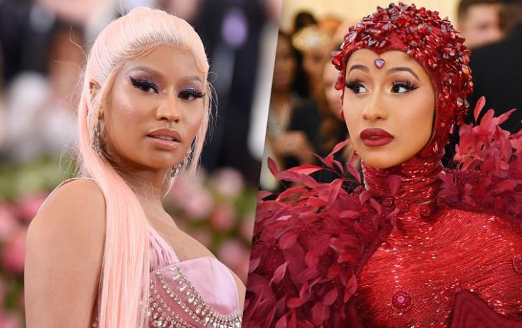 Cardi B y Nicki Minaj se vieron las caras a ocho meses de su brutal pelea