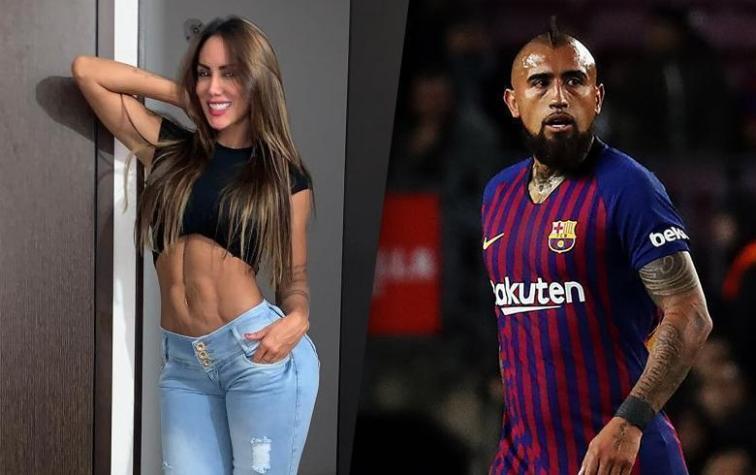 Paparazzis captan a Sonia Isaza y Arturo Vidal besándose en Brasil