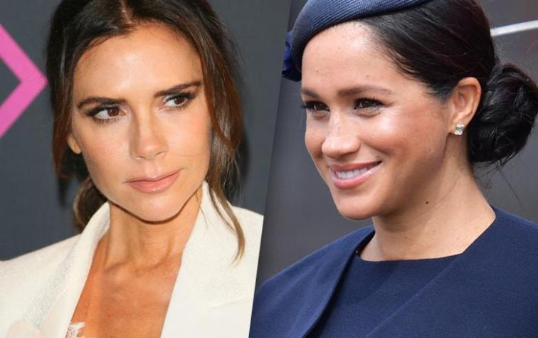 Victoria Beckham y Meghan Markle utilizaron vestidos casi idénticos