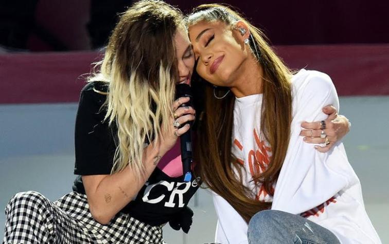 El bonito mensaje que Ariana Grande le escribió a Miley Cyrus tras su separación