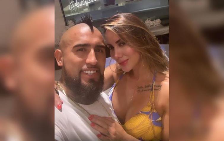 "Por fin juntitos": Sonia Isaza y Arturo Vidal se reencuentran tras semanas sin verse