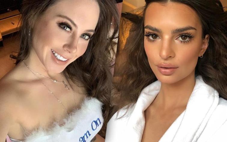 ¿Le copió? Ignacia Michelson sube desnudo artístico idéntico a Emily Ratajkowski 