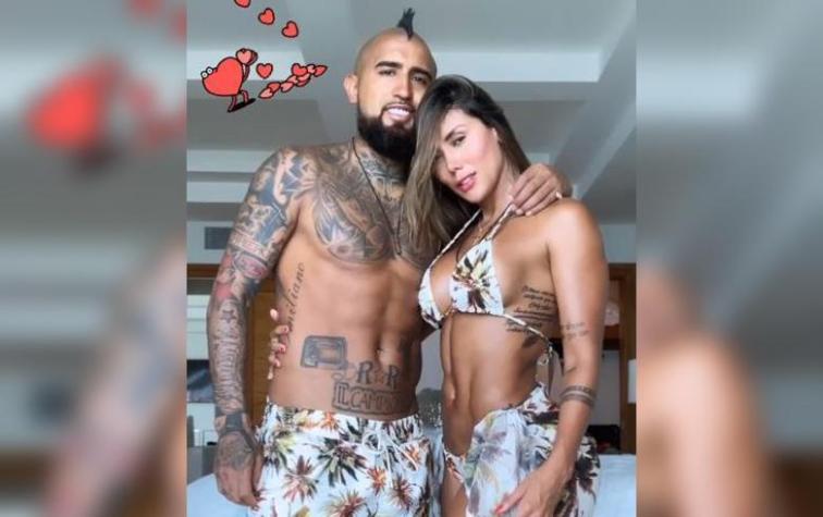 Se puso romántico: Arturo Vidal dedicó cariñoso mensaje a su polola