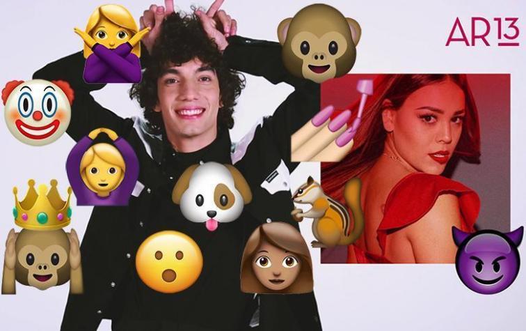 Jorge López le puso emojis a sus compañeros de "Élite" de Netflix