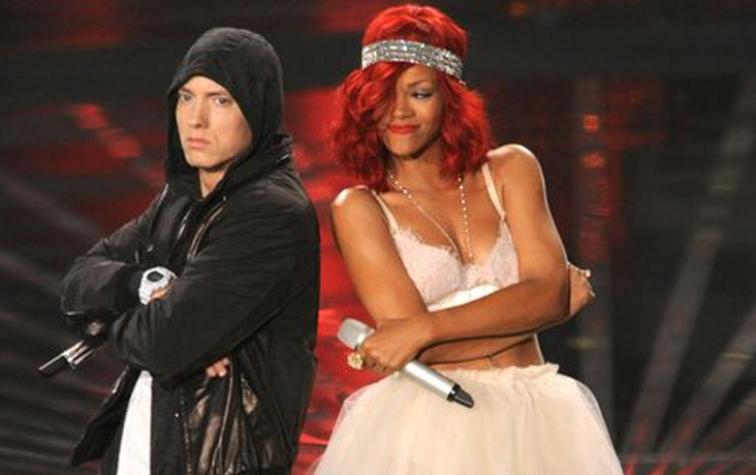 Se filtra antigua letra de Eminem apoyando a Chris Brown y destruyendo a Rihanna