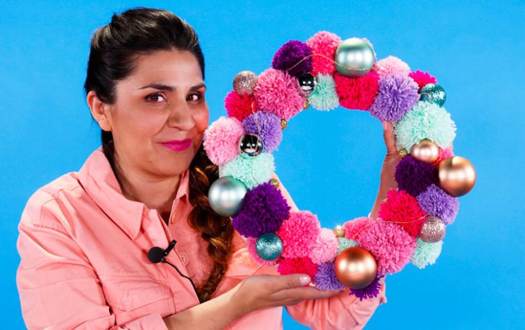 Haz tu propia Corona Navideña pero ¡con estilo!