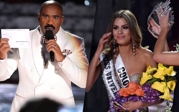 ¡Otra vez! El error de Steve Harvey en plena transmisión de Miss Universo