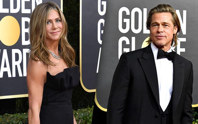 La tierna reacción de Jennifer Aniston al discurso de Brad Pitt en los Golden Globes 2020