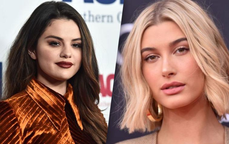 Hailey Bieber y Selena Gomez son captadas saliendo del mismo restaurant