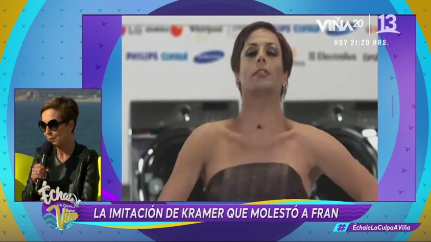 La imitación de Kramer que molestó a Francisca García Huidobro