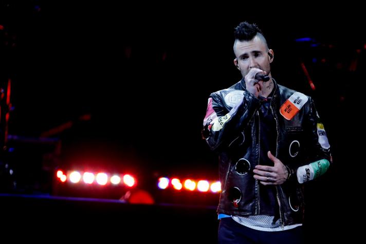El look con el que Adam Levine llega a la Quinta Vergara