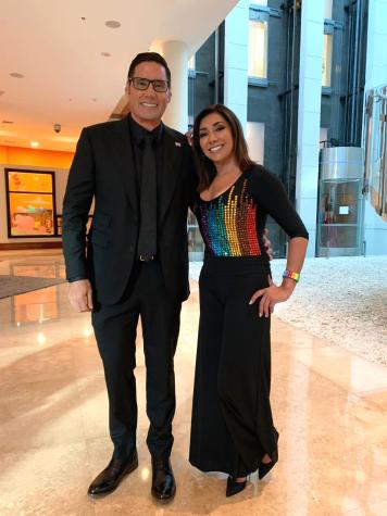 Francisco Saavedra y Carmen Gloria Arroyo juntos por los derechos LGBTIQ+