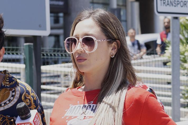 Nicole Moreno llegó a La Moneda a reclamar: "Chile no me merece"