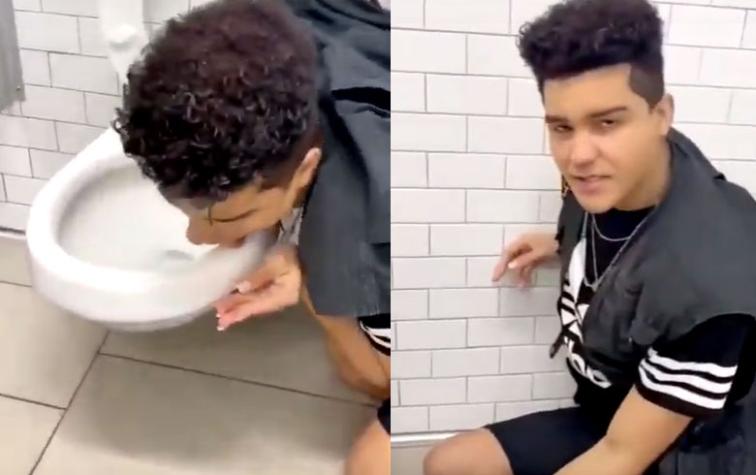 Influencer que se grabó lamiendo asientos de baños contrajo coronavirus