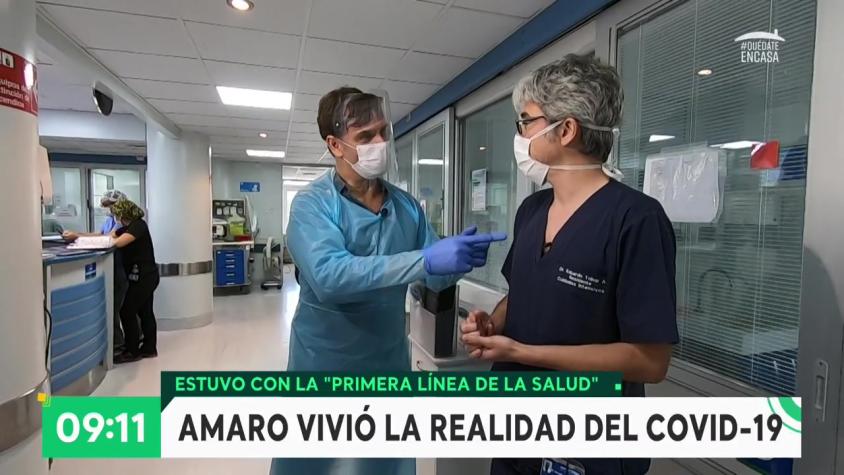 Amaro Gómez-Pablos compartió con la primera línea de la salud en medio de la crisis por el coronavirus