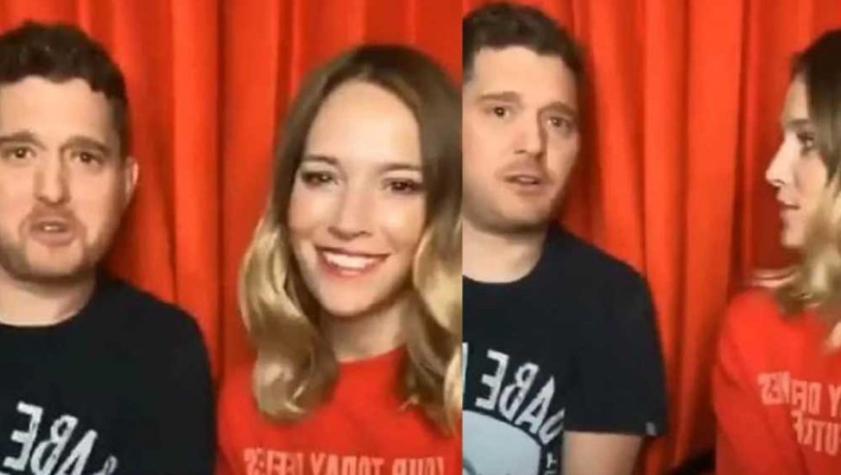 Aparece antiguo video que muestra a Michael Bublé siendo agresivo con Luisana Lopilato