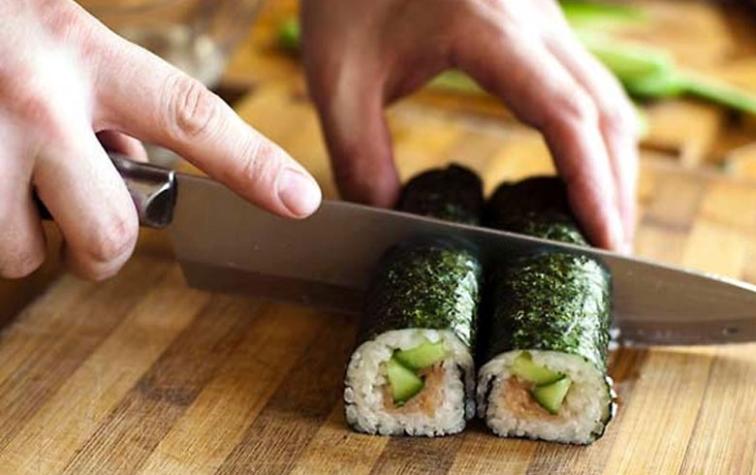 Cocinera chilena creó roll de sushi gigante