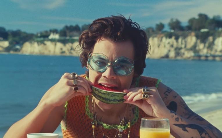 Harry Styles le pidió permiso a las modelos de su nuevo video para tocarlas