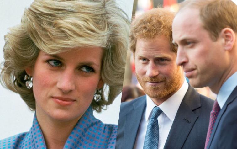 William y Harry estarían furiosos por polémico documental sobre la princesa Diana