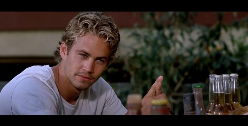 Comparten inédita foto del fallecido actor Paul Walker 
