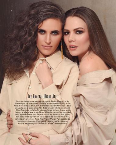 Joy Huerta y su familia posan para portada celebrando el mes del orgullo