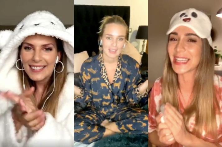 #PijamaPartyEnAR: Euge Lemos y Dani Urrizola hablaron de todo junto a Kika Silva