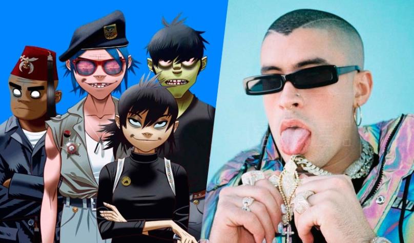 Bad Bunny sería parte del nuevo álbum de Gorillaz