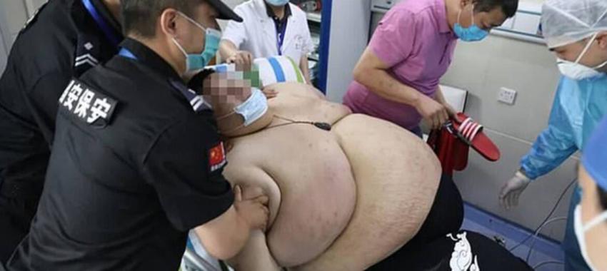 Hombre sube más de 100 kilos tras pasar cinco meses en cuarentena