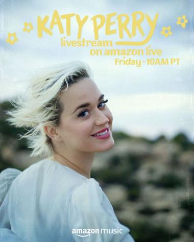 Katy Perry se relaja en la playa a poco de dar a luz