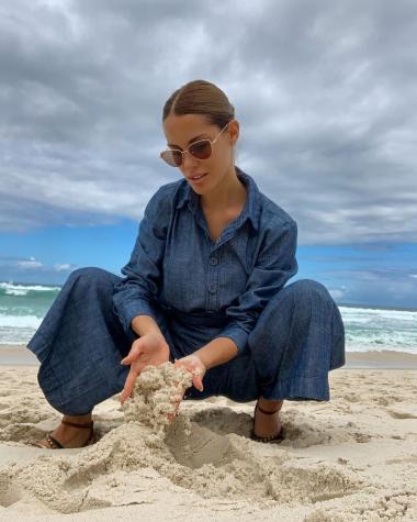 Gala Caldirola cautiva con sus primeras fotos desde Brasil