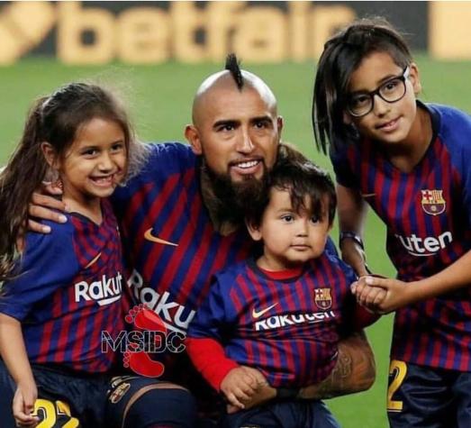 Hijo de Arturo Vidal habría mostrado por error la nueva camiseta de La Roja