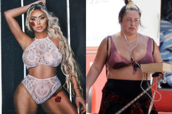 Aubrey O'Day: Cantante causa polémica por lucir irreconocible en fotos paparazzi