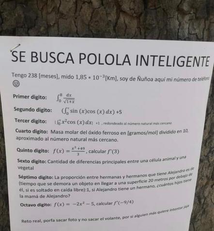 Joven se vuelve viral por publicar aviso para encontrar "polola inteligente”