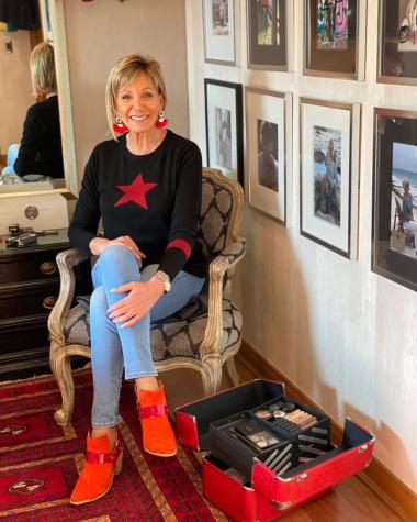 Sin miedo: Raquel Argandoña se pone plateado con dorado y es pura tendencia