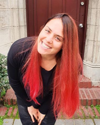 Natalia Duco termina su año universitario y cumple 8 meses de embarazo