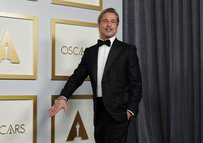 Actriz se emociona al conocer a Brad Pitt en los Oscars