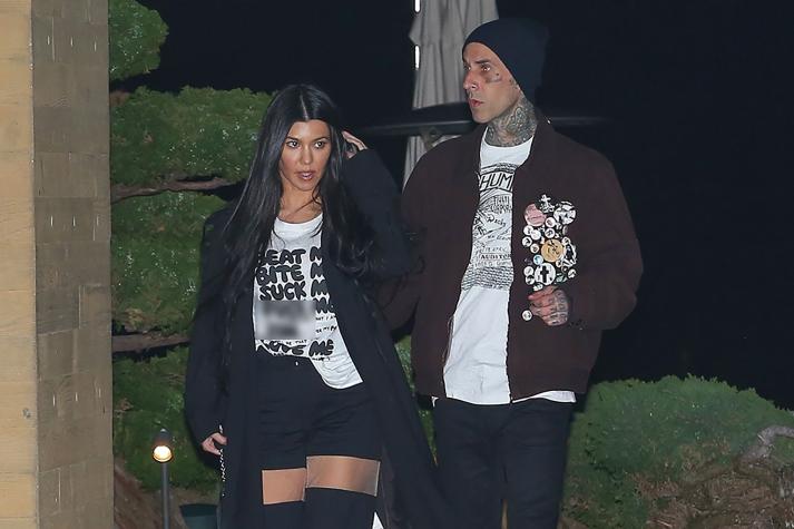 Travis Barker le deseó feliz cumpleaños a Kourtney Kardashian con sugerente video