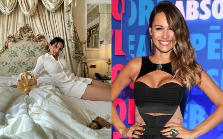 Pampita elogia a Rosalía por cartera en forma de genitales