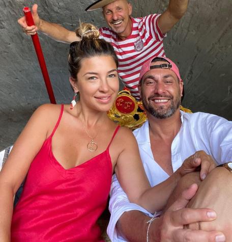 Las románticas vacaciones de Pancha Merino y Marocchino en Italia