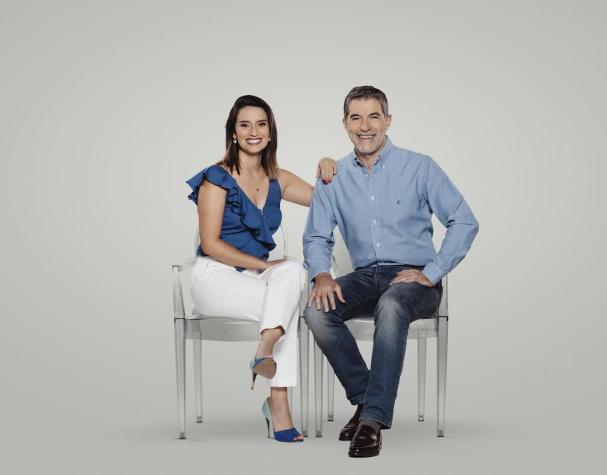 Polo Ramírez y Chantal Aguilar se vistieron igual para programa