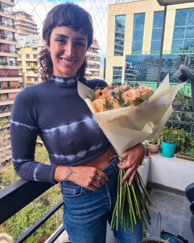 Isidora Urrejola realiza reflexión con elegante desnudo
