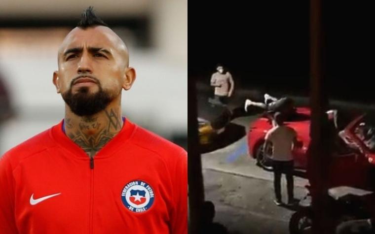 Captan a Arturo Vidal en estado de ebriedad tras noche de fiesta