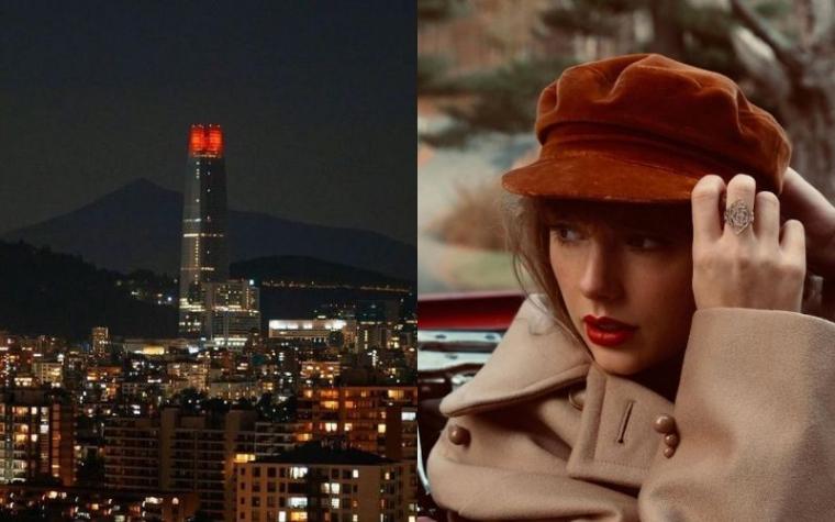 Santiago se tiñó de rojo por nuevo estreno de Taylor Swift