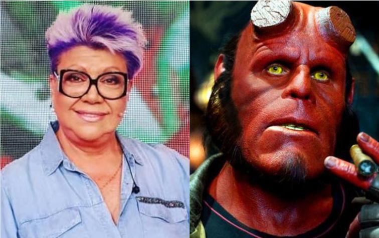 Hija de Paty Maldonado saca aplausos con maquillaje de Hellboy