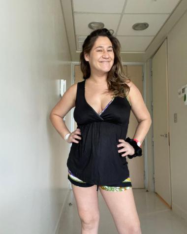 Belén Mora muestra su abdomen a días de haber sido madre