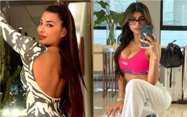 Fanny Cuevas se compara con Mia Khalifa en románticas postales