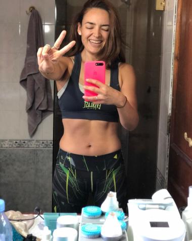 Janis Pope enseña su evolución física a un mes de dar a luz