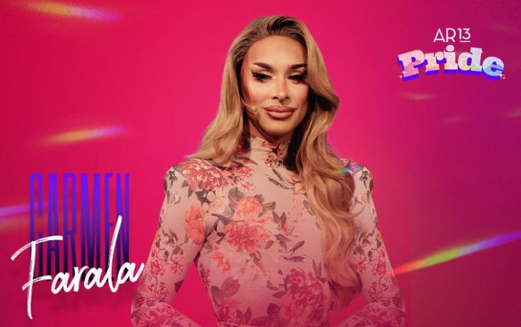 Carmen Farala se sincera en el Mes del Orgullo junto a AR13
