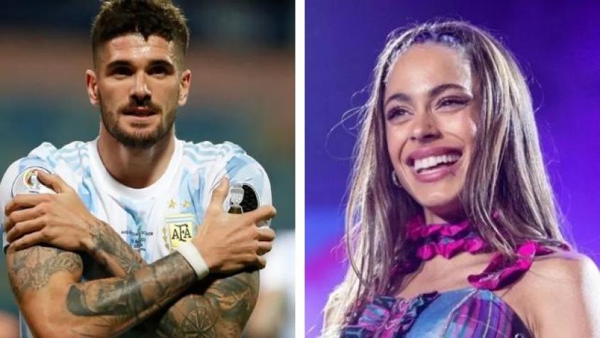 Rodrigo de Paul compartió tierna foto de su reencuentro con Tini Stoessel